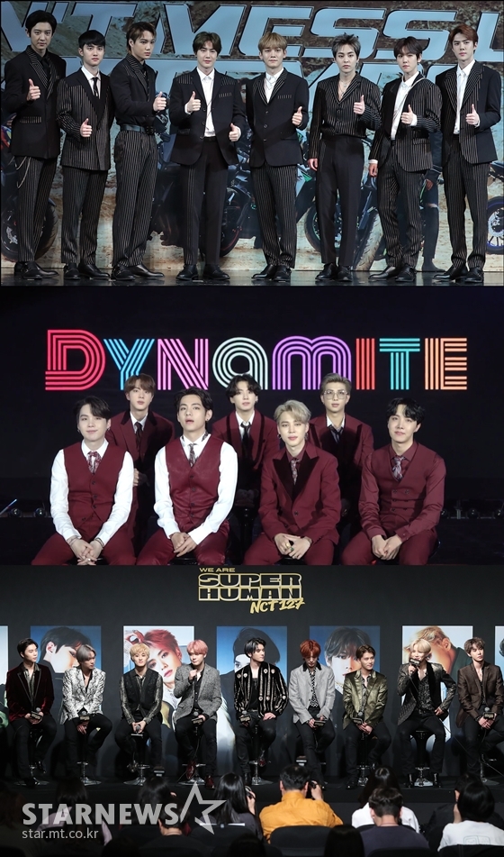 Group EXO (a member of EXO and SM Entertainment), BTS (BTS and Big Hit Entertainment) and NCT 127 (a member of NCity 127 and SM Entertainment) are both nominated for the 2020 American Airlines Music Awards, drawing attention.The United States of America awards ceremony, the American Airlines Music Awards, released the nominees on its official website on Wednesday.EXO, BTS and NCT127 were nominated for the Favorite Social Artist category, becoming noymates with Billy Eilish and Ariana Grande.BTS has been nominated for three years following the 2018 Amerigan Music Awards Payborit Social The Artist.BTS has also been nominated for this years Pop/Rock genre Favorite Duo or Group category.The 2020 American Airlines Music Awards will be held at 8 p.m. on November 22 (United States of America Eastern Time).