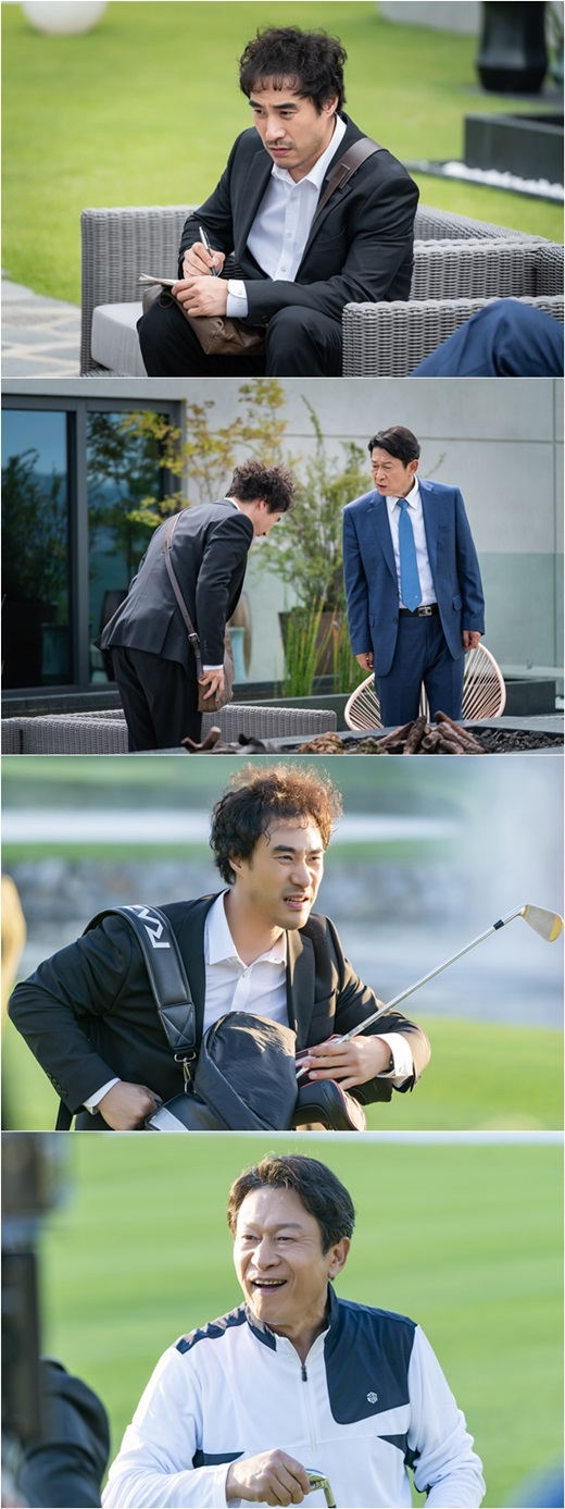 Bae Seong-woo, Fly for the Go to the Stream, becomes Kim Eung-soos Suvaler.The photo released on the day shows the funny figure of Park Sam-soo, who became the official Suvaler of Mayor Kang Chul-woo.Park Sam-soo, who has a brilliant handwriting that moves peoples minds and writes a scoop of the tribe, is donating talent to Kang Chul-woos autobiography.Park Sam-soos expression, which receives his bluff-filled biography, is full of internal dissatisfaction.One of the fundamental confidences is not given to anyone, but it causes the wovenness of the tail in front of Kang Chul-woo. It is also interesting to see Park Sam-soo transformed into a hot caddy in the following photos.His face is soaked with sweat as he runs around the wide golf course with a gesture of steel.Kang Chul-woos smile at Park Sam-soo adds to the curiosity about their relationship.