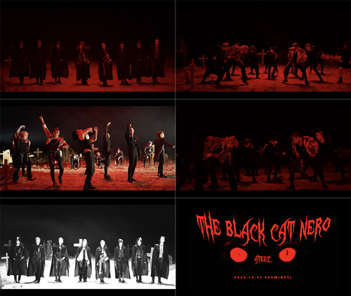 Atez (ATEEZ) released a teaser video of Black Cat.On the 30th, Midnight Atezs official SNS channel featured a teaser video of Black Cat Halloween Performance Video.The sea, which has already attracted fans expectations and attention with the poster image released earlier.The public image was red as a blood, and in a chilling atmosphere, it started with the appearance of Atez walking close to the screen with a black cloak in the cemetery, doubling the intensity of the teaser.The climax part of the Black Cat music flows, and the fast-changing screen shows the explosive performance with the flashing effect of lightning.Despite the short video, the extraordinary makeup and Atezs intense Mara Taste Performance made it impossible to keep an eye on it.This isnt the first time Ateezs Halloween special has been featured.Following the zombie performance that was performed as a bus king at Gangnam Station before his debut, last year, a music broadcast surprised those who decorate the Halloween special stage through excellent expression acting and costume.This year, it will also be a special Halloween gift for fans around the world to enjoy high-quality visual content without soundtrack disclosure.Meanwhile, the main video of the Black Cat Performance Video, which has already made many people wait, will be released on Midnight on the 31st in time for Halloween.