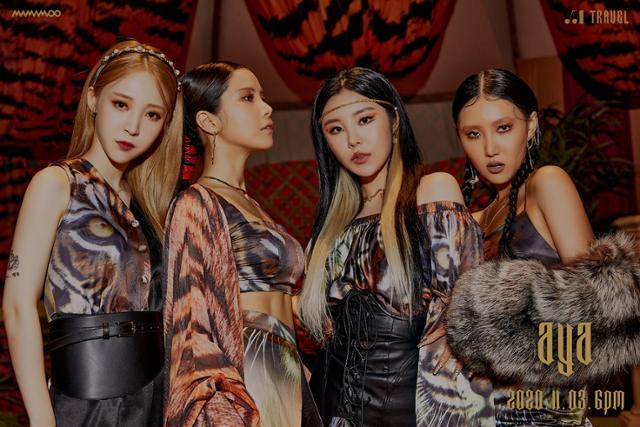 MAMAMOO has released additional Concepts Photo for its new song Sei Ashina (AYA).MAMAMOO released its new mini album Travelzoo (TRAVEL) title song Sei Ashina Concepts Photo through official SNS on the 1st, and it opened its comeback.MAMAMOO in the public photo showed a passion with an animal print look that showed intense presence.The sexy look and expression in the wild atmosphere are outstanding. In another photo, red and white styling gave a bold and provocative atmosphere.It attracted attention with its feminine and fascinating charm like a flower of passion in the wild forest.As such, MAMAMOO has released group and personal concept photo, visual teaser, highlight medley, and track list live video sequentially, leading to the highest expectation of fans for full comeback.In particular, MAMAMOO has proved its ever-changing Concepts digestive power, encompassing a variety of charms, ranging from a pre-release song Dingga that adds funky charm to retro sensibility to a wild charm that will be shown as the title song Sei Ashina.The new mini album Travelzoo is a physical album released by MAMAMOO in a year, and it melted the message that life is like a trip where excitement and fear coexist.The title song Sei Ashina is a song that gives an Arabic flute theme a more groovy feeling by leading the overall atmosphere of the song and adding reggae rhythm.After debut, MAMAMOO is the first genre to try, and it melts various variations in one song and makes MAMAMOOs brilliant performance more anticipated.Meanwhile, MAMAMOO will release its new mini album Travelzoo at 6 p.m. on the 3rd, and then host the Mnet comeback show Monolog (MONOLOGUE) at 9 p.m.