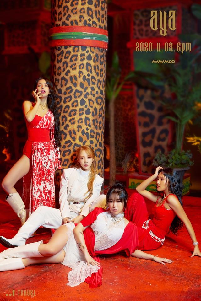 MAMAMOO has released additional Concepts Photo for its new song Sei Ashina (AYA).MAMAMOO released its new mini album Travelzoo (TRAVEL) title song Sei Ashina Concepts Photo through official SNS on the 1st, and it opened its comeback.MAMAMOO in the public photo showed a passion with an animal print look that showed intense presence.The sexy look and expression in the wild atmosphere are outstanding. In another photo, red and white styling gave a bold and provocative atmosphere.It attracted attention with its feminine and fascinating charm like a flower of passion in the wild forest.As such, MAMAMOO has released group and personal concept photo, visual teaser, highlight medley, and track list live video sequentially, leading to the highest expectation of fans for full comeback.In particular, MAMAMOO has proved its ever-changing Concepts digestive power, encompassing a variety of charms, ranging from a pre-release song Dingga that adds funky charm to retro sensibility to a wild charm that will be shown as the title song Sei Ashina.The new mini album Travelzoo is a physical album released by MAMAMOO in a year, and it melted the message that life is like a trip where excitement and fear coexist.The title song Sei Ashina is a song that gives an Arabic flute theme a more groovy feeling by leading the overall atmosphere of the song and adding reggae rhythm.After debut, MAMAMOO is the first genre to try, and it melts various variations in one song and makes MAMAMOOs brilliant performance more anticipated.Meanwhile, MAMAMOO will release its new mini album Travelzoo at 6 p.m. on the 3rd, and then host the Mnet comeback show Monolog (MONOLOGUE) at 9 p.m.