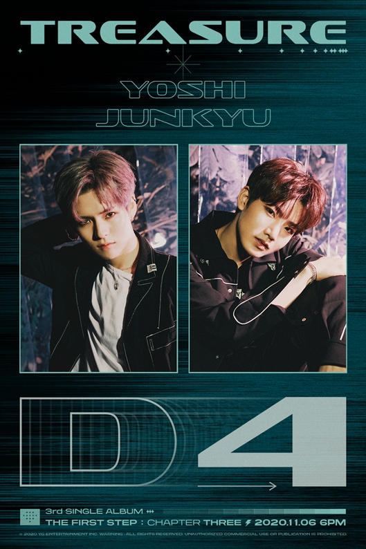 New group Treasure has released a personal poster for each member ahead of the comeback four days.YG Entertainment posted a series of personal posters on Treasure Choi Hyun-seok, Ji Hoon, Yoshi and Jun Kyu on the official blog on the 2nd.The members were wearing black tones and spewed out dark charisma with intense eyes, which is 180 degrees different from the freshness that was shown in Chapter 1 and Chapter 2 of the previous THE FIRST STEP.Treasure will release his third single album THE FIRST STEP: CHAPTER THEREE, which features the Hip hop title song MMM, on November 6.Treasure, which is three months after its debut, is showing the first hip hop song, which is the biggest advantage of YG music.Treasure also raised the curiosity of fans with an extraordinary promotion.Treasure, along with its personal poster, is releasing the title song MMM dance performance teaser video five times in total, midnight every day from 2nd to 6th, about 18 seconds.Before the release of the new song, about half of the songs, about 1 minute and 30 seconds of music and choreography were released in advance, and Treasure caught the eyes and ears of many people with a sensual hip hop accompaniment and swag only 18 seconds on this day.Treasure, which debuted on August 7, has expanded its influence in the global music market under YGs high-speed and super-intensive strategy.The two single albums released so far have recorded sales of nearly 500,000 albums, and BOY and I LOVE YOU have ranked the top of various global charts such as Japan and China.Treasures Choi Hyun-seok, Yoshi and Haruto were named in succession to three album compositions, and Asahi was listed as the first Treasure member to be a composer as well as a lyricist.This album, which has more participation than ever before, is expected to show new aspects and musical growth that Treasure will show.On the other hand, Treasure will release his third single album THE FIRST STEP: CHAPTER THREE on the 6th.Photo: YG Entertainment