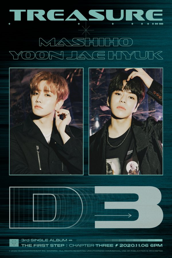 Members of YGs large rookie Treasure (TREASURE) are shaking the hearts of global fans with a visual concept that has changed dramatically every day.YG Entertainment posted Treasures third single album, THE FIRST STEP: CHAPTER THREE D-3 Poster on its official blog on the 3rd.Members Sabah Homasi and Yoon Jae Hyuk, All-Nippon News Network and Bang Ye-dams personal cut.They were full of YGs unique black sensibility, but they gave off chic eyes and hip charm, making them fall into the audience.The mature and intense atmosphere that was not seen in the previous album raised the curiosity and expectation of Treasures new hip-hop song MMM.Treasure will release its third single album, THE FIRST STEP: CHAPTER THEREE, which features the hip-hop title song MMM on November 6.Treasure, which is three months after its debut, is showing the first hip-hop song, which is the biggest advantage of YG music, and the support and support of global fans are continuing.Treasure is in the hottest pre-emption with its unconventional promotion.In addition to individual posters by members, the title song MMM dance performance teaser is being released five times in total every midnight and about 18 seconds every day from the 2nd, and even though it is a very short video, the number of views exceeded 1 million views in half a day.Treasure, which debuted on August 7, has expanded its influence in the global music market under YGs high-speed and super-intensive strategy.The two single albums released so far have recorded sales of nearly 500,000 albums, and BOY and I LOVE YOU have ranked the top of various global charts such as Japan and China.Choi Hyun-seok, Yoshi and Haruto were named in succession in three album compositions, and All-Nippon News Network was listed as a composer as well as a lyricist for the first time.This album, which has more participation than ever before, is attracting great attention to the new aspect and musical growth that Treasure will show.