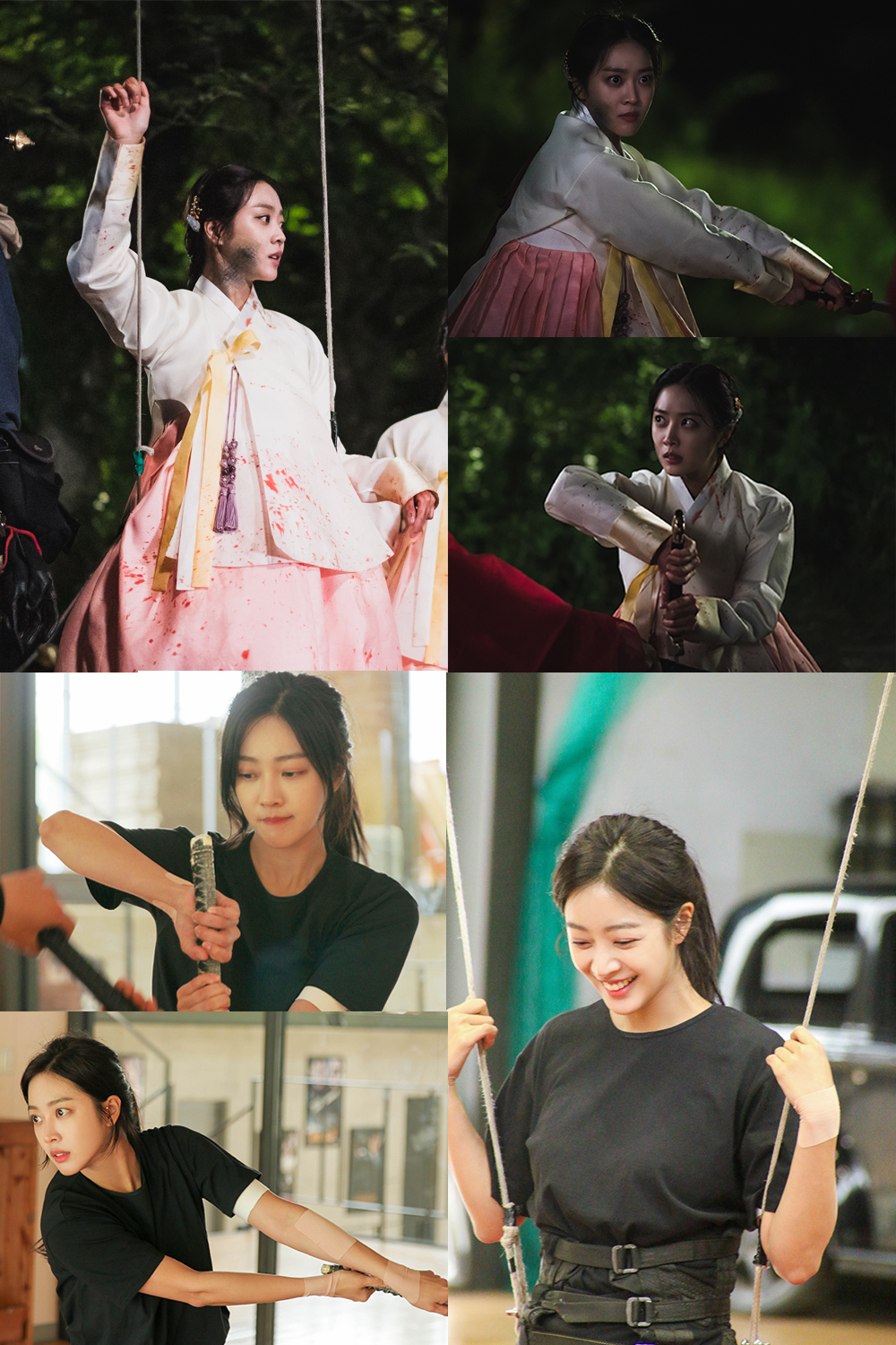 The first action shoot Top Model of Actor Jo Bo-ah has been released.Jo Bo-ahs agency showed a person who was sold out to the shooting scene and practice of Jo Bo-ah, who is about to take his first action action action action on the TVN tree drama The Tale of a Gumiho (playplayplayed by Han Woo-ri / directed by Kang Shin-hyo) on November 9.The photo released is a scene where a child who gave up to Lee Moo-ki fights with Yiyeon in the 10th episode of The Tale of a Gumiho broadcast on the 5th, and Jo Bo-ah is a picture of Jias former character, Aum.The eyes are caught in the eyes of a dangling from a wire or wielding a knife.This scene was especially important not only for action but also for emotional acting.The sudden change of the weapon and the appearance of killing Yiyeon was completely different from that of Jia and Aum, and the character was changed so that the inside was creepy with the changing expression and eyes every minute and completely digested the emotion Acting.For the first action shoot of his life, Jo Bo-ah focused on action school for Dani Alves and Wire and martial arts practice for several months.It was a short god, but it was a natural action that showed the effort to digest the feelings of the character.As a result of this passionate effort, Jo Bo-ah is showing the awkwardness or clumsy acting of the first Top Model action scenes, while enhancing the pleasure of digesting the character without missing the delicate parts such as speech, eyes, and facial expressions.hwang hye-jin