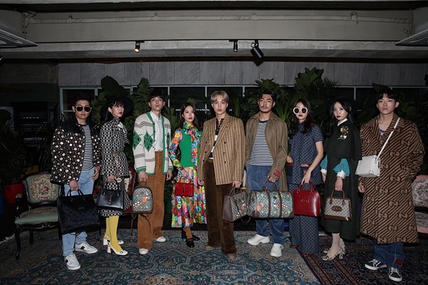 EXO Kai poses at the Epilogue Collection Freeview Event of the Italian luxury brand Gucci, which was held at the Seoul Moss Garden on the 5th. Meanwhile, this Gucci Epilogue Collection