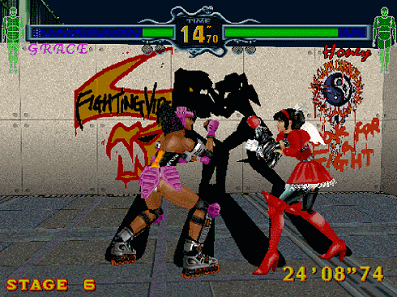 (일종의 행복잡기를 시전하는 그레이스)