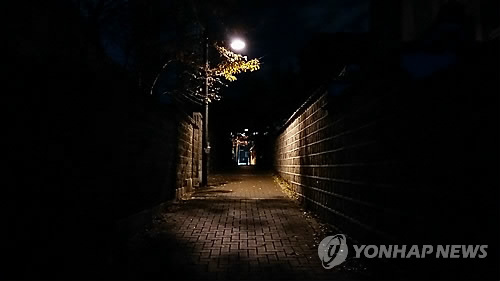 가로등 이미지