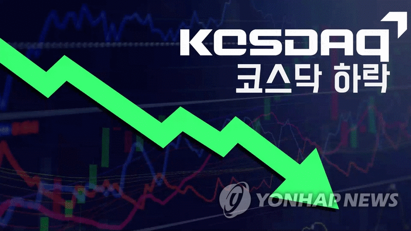 코스닥 2.91p(0.30%) 내린 973.72(장종료) (GIF) [제작 남궁선. 게티이미지뱅크 제공]