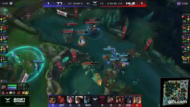 17분께 열린 드래곤 전투에서 맹활약한 클로저의 이렐리아.