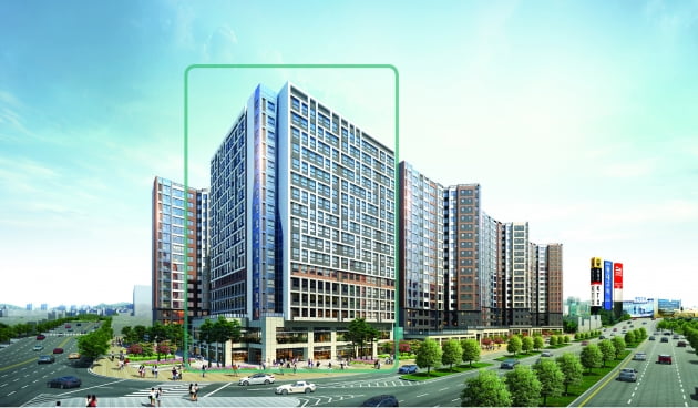 화성파크드림 아파트 투시도