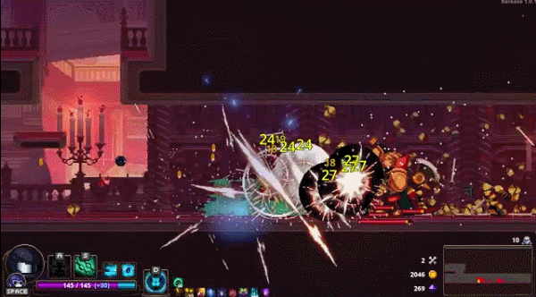 문대찬 기자가 '라이더'의 광역기로 한번에 몬스터를 사냥하는 모습.