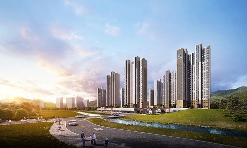 반도 아파트 배치도