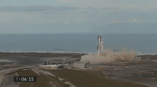 스페이스X '스타십'의 세번째 시제품 SN10이 발사대 착륙 약 10분 후 폭발했다.  (사진=스페이스X)