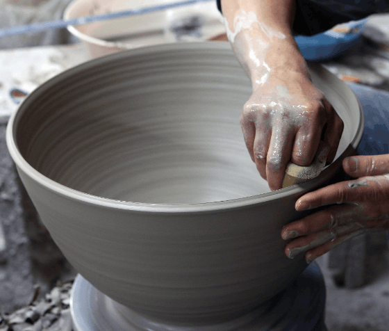 달항아리 제작 과정