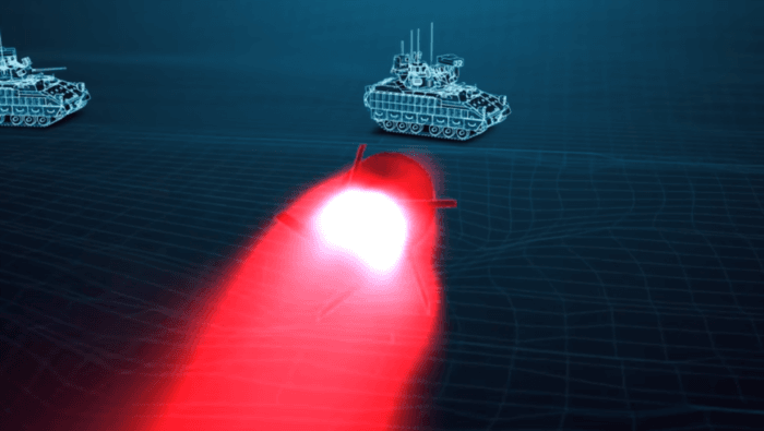 하드킬 능동방어 시스템인 아이언 피스트. 제너럴 다이내믹스 유튜브 계정 캡처