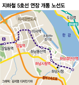 서울특별시 강동구 5호선 강일역 이미지