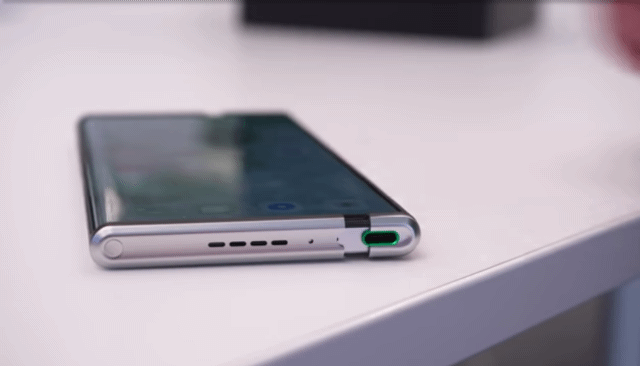 오포의 롤러블 시제품 ‘오포X2021’. [유튜브 ‘allroundpc’ 채널 캡처]