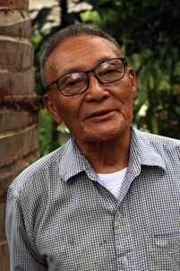 13일(현지시각) 에이벌 트윗 까레니민족진보당 의장 겸 까레니 임시정부 총리가 까레니군 해방구에서 인터뷰를 하고 있다. 정문태 국제분쟁 전문기자