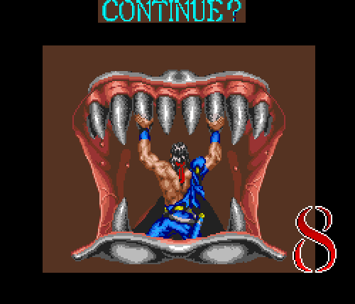 (그로테스크했던 컨티뉴 장면)