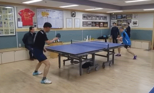 최재형 전 감사원장은 수준급 탁구실력으로 알려져 있다. 오른쪽이 최 전 원장. [최재형 페이스북]