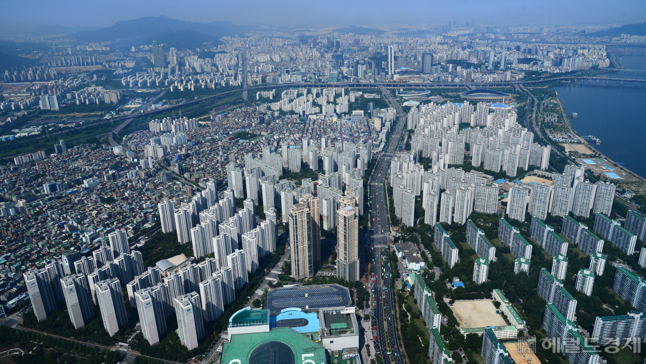 서울 시내 아파트 단지 전경. [헤럴드경제DB]