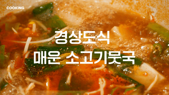 경상도식 매운 소고기뭇국 조리 과정. 촬영·제작 : 공성룡·남채린PD, 강지율 인턴
