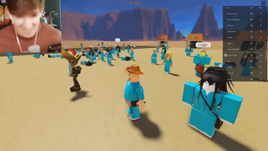 로블록스에서 재현되고 있는 오징어게임. [유튜브 채널 ‘플라밍고(Flamingo)’ 갈무리]