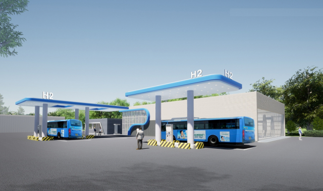 충주시수소버스충전소 이미지