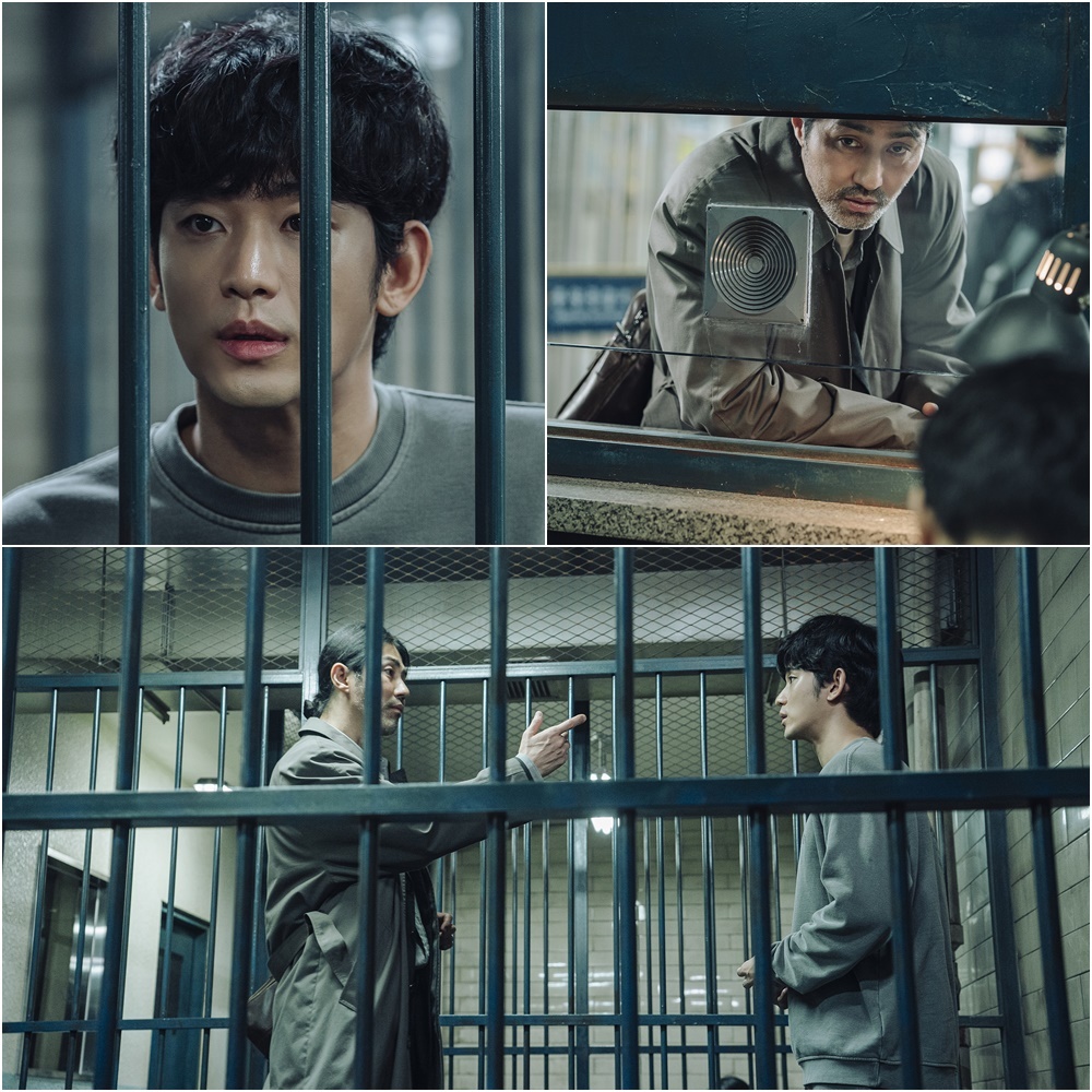 '어느날' 김수현X차승원 위태로운 첫만남..치열한 생존기 돌입 [N컷]