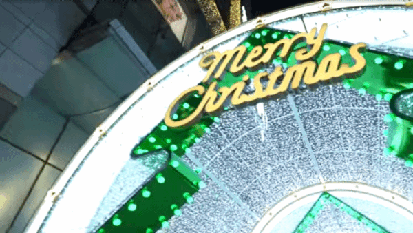 롯데백화점 크리스마스 장식(롯데백화점 유튜브 채널)© 뉴스1