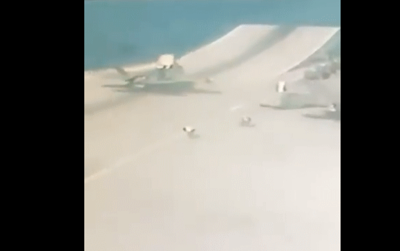 사고 당시의 모습을 담은 영상