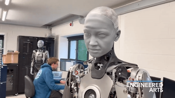 영국 로봇 기업 ‘엔지니어드 아츠’의 휴머노이드 로봇 ‘아메카’ [출처 유튜브 채널 ‘Engineered Arts’]