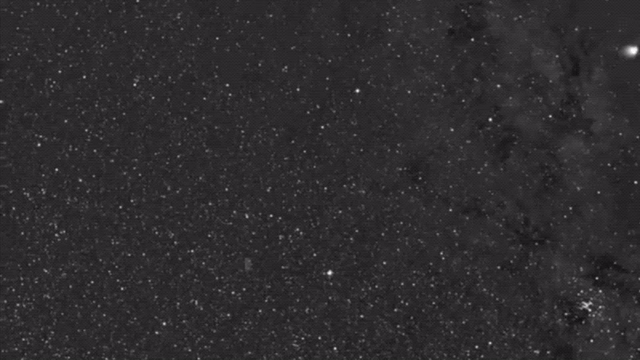 태양탐사선 솔라 오비터(Solar Orbiter)가 포착한 레너드 혜성의 모습