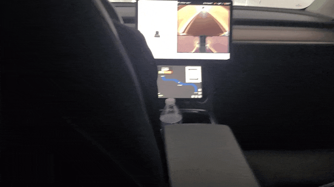 테슬레 ‘베이거스 루프’ 운행 모습 (영상=손의연 기자)