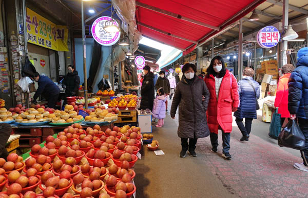 시장골목 이미지