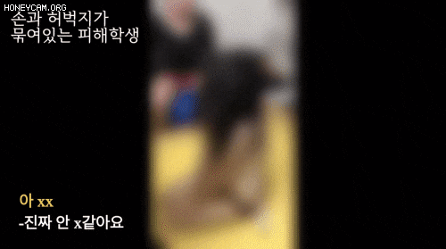 지난해 7월 3일 자정쯤 경남 양산 모처에서 몽골 국적 여중생 A양이 또래 4명으로부터 집단폭행을 당했다. 사진은 A양 변호인이 공개한 당시 폭행 상황. /유튜브 동네변호사 룡변