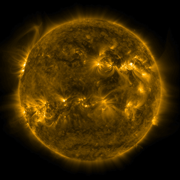 지난달 30일 오후 1시 35분(이하 미국 동부표준시, EST) 태양 흑점 AR2975에서 X1.38급 태양플레어가 관측됐다./출처=NASA/GSFC/SDO