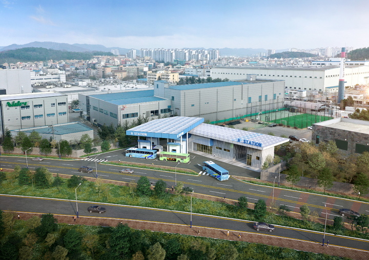 청주수소충전소 이미지