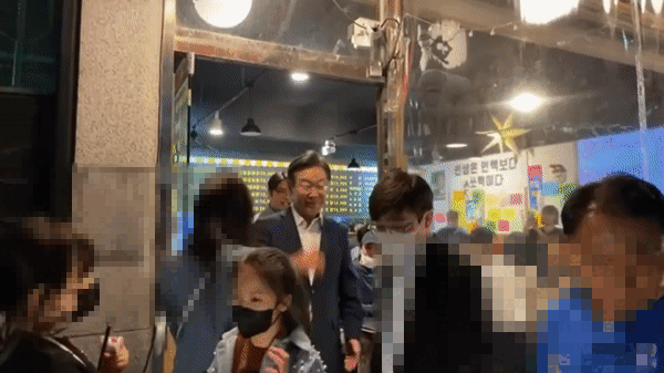 지난 10일 게시된 '박촌역 동양동 상가 민생투어' 영상의 일부 장면. 이재명 공식 유튜브 캡처