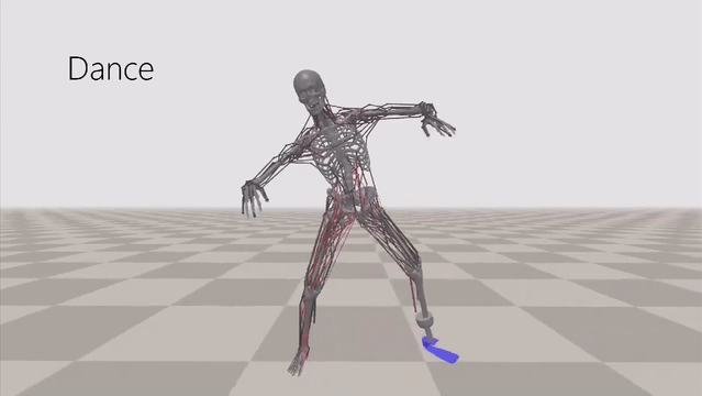 이제희 엔씨소프트 최고연구책임자(CRO)가 서울대 컴퓨터공학부 교수 시절 AI 기술로 근골격계 움직임을 세계 최초로 구현한 연구결과. [PBA 유튜브]