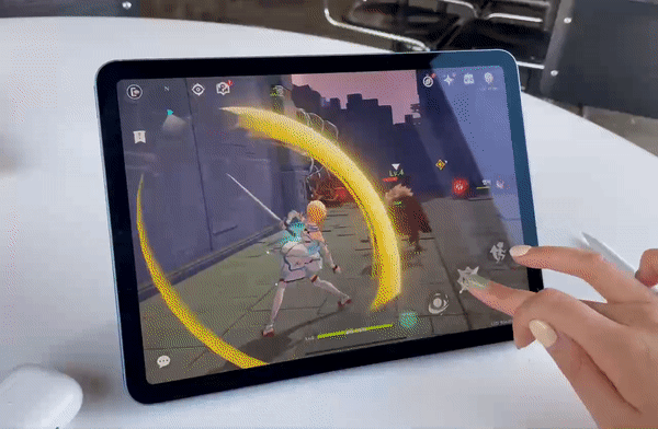 M1칩 덕분에 원신을 1시간 이상 플레이해도 문제 없었다. /사진=백유진 기자 byj@