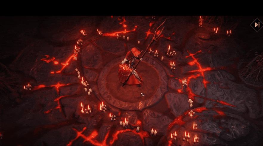 디아블로3가 연상되는 디아 이모탈 컷신.&nbsp; &nbsp;사진=강한결 기자