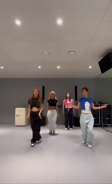 소녀시대 유리, 윤아, 효연, 수영의 안무 영상이 공개돼 화제를 모으고 있다. [사진=소녀시대 유리 인스타그램 캡쳐]