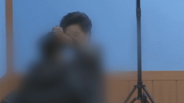 신옥주 목사가 신도들을 구타하는 장면