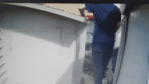 주택 침입 모습이 담긴 CCTV 영상. 제주경찰청 제공