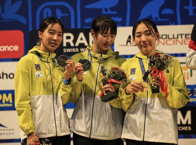 팀보다 위대한 선수는 없다' 한국 여자 근대5종 대표팀 사상 첫 세계선수권 銀