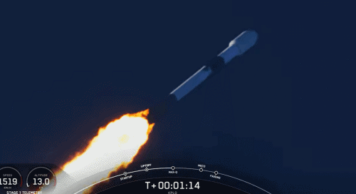 한국 최초 달 궤도선'(KPLO)'가 5일 미국 플로리다주 케이프커내버럴 미 우주군 기지에서 발사됐다. 스페이스 X공식 유튜브 채널 캡쳐