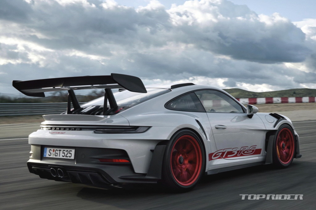 포르쉐 911 GT3 RS 공개, 일반 도로용 레이스카 | 탑라이더 포르쉐 911 Gt3 Rs 공개, 일반 도로용 레이스카 | 탑라이더