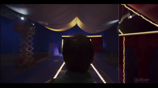 넷플릭스 오리지널 콘텐츠 '오징어게임'에서 공포감을 선사했던 복불복 징검다리가 CG로 구현되는 과정. [걸리버스튜디오]