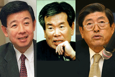 위 왼쪽부터 김영무·장수길·이재후 변호사.